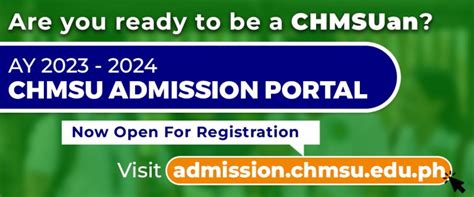 sis chmsu|CHMSU Admission Portal is now open.